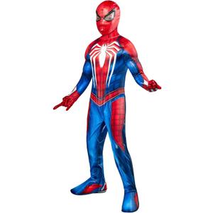 Rubies Official Marvel Gamerverse Spider-Man 2 Premium Child Costume, Kids Superhero Fancy Dress (7-8 Years)
