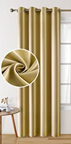 HMONG Champagne les Decor Curtains 30x70 HMONG Champagne les Decor Curtains 30x70