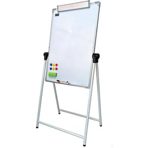 24"36" Double Sided Magnetic Whiteboard, Height Adjustable Dry Erase Board with Stand, Foldable A-Frame Whiteboard for Kids, Classroom, Office, Home with Markers, Eraser & Magnets