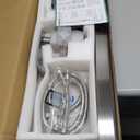 Senlesen Stainless Steel Bathroom Free Standing Tub Filler Faucet Brushed Nickel Freestanding Bathtub Faucets with Handheld Shower Mixer Taps