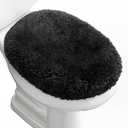 Soft Microfiber Toilet Seat Cover 17.5" x 15" Machine Washable