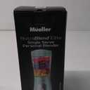 Mueller Personal Blender for Shakes and Smoothies with 15 Oz Travel Cup and Lid,