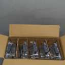 M MCIRCO [5-Pack,36 Oz] Glass Meal Prep Containers 2 Compartments Portion Control with Upgraded Snap Locking Lids Glass Food Storage Containers, Microwave, Oven, Freezer and Dishwasher (4.5 Cups) (Gray)