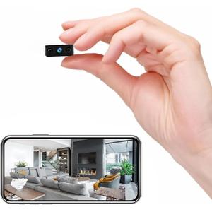 Tiny HD Camera Only 0.5 Inch 2026 Upgraded Mini WiFi Security Small Indoor 1080P Micro Home Nanny Cam with Cloud & SD Storage,Wide Angle,Night Vision,Can No Need WiFi Cams Wireless Cameras for House