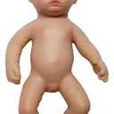 Zero Pam Unpainted Reborn Dolls Silicone Mold Kits Newborn Preemie Dolls Full Body Silicone Girls Kits DIY Reborn Baby Dolls Girls Bathable