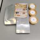 COTOPHER 5x5x5 Inches Gift Boxes 35 Pcs PET Material Cupcake Boxes Plastic Gift Boxes with Lids, Party Favor Boxes for Wedding Favors Baby Shower