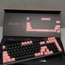 AUSDOM 98Pro Silent Wireless Mechanical Keyboard, Tri-Mode BT/2.4G/USB-C Hot Swappable Custom Quiet Keyboard with Backlit, Gasket Structure, PBT Keycaps,Pre-lubed Tactile Switches(Black & Pink-Silent)