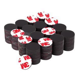 Magnetic Dots with Adhesive Backing (Diameter 1.2" x 0.08"), 120 Pieces Anisotropy Flexible Sticky Circle Magnets Tape for Classroom, Home, Office
