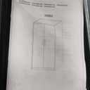 INTERGREAT Black Metal Storage Cabinet, 72" Locking Steel Cabinets with 2 Door and 4 Adjustable Shelves, Tall Metal Cabinet for Home Office, Garage, Warehouse (71" High)