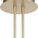 GEORGE KOVACS P5436-697-L Astor LED Chandelier, 1-Light, 24 Total Watts, 21-in H x 32-in W, Soft Gold, 32" Wide x 21-Inch Height