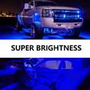 COB Module Light,12V 16.4FT RV Awning Lights, IP68 Waterproof LED Boat LightsLED Lights for Motorhome Travel Trailer Canopy, RV Interior, Boat Interior, Car Interior Stands Food Trucks(Blue)