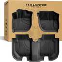 Floor Mats Fit for Honda HR-V HRV 2016-2022 - Front and Rear Row Liner Automotive Floor Mats - All-Weather Protection TPE Car Floor Liners HRV Accessories Black