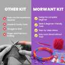 Loom Knitting Kit for Beginners - DIY Hat & Scarf Craft Toy with Buttons - Fun Crochet Toy for Kids Ages 7 8-12 - Perfect Birthday and Christmas Gift for Girls