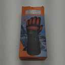 Heated Gloves - 5V Rechargeable, Waterproof, Non-Slip Electric Heating Gloves for Cycling, Skiing, Hiking, Hunting (Large)