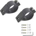 Tube Clamp Mounting Bracket for 2 Inch Bull Bar Roof Rack Roll Cage Mounts LED Square Round Work Light & Light Bar (Adjustable Between 47-53mm/1.8-2.1 inch