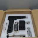 VNN Drop Hitch 2.5 Inch Receiver - 6 Inch Drop Trailer Hitch Black Interchangeable 3 Solid Ball Mount 1-7/8", 2", 2-5/16"(18,500 LBS GTW), Heavy Duty Aluminum Trailer with Pads and Locking Sets