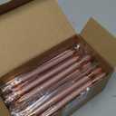 Supervitae 25 Sets Inspirational Pens Bulk Pink Ballpoint Pens with Inspirational Cards and Ties Employee Appreciation Gifts for Women Coworker Staff Office Christmas Party Favors (Stylus)