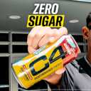 C4 Energy Drink, Hawaiian Punch Fruit Juicy Red, Carbonated Sugar Free Pre Workout Performance Drink with no Artificial Colors or Dyes, 16oz Pack of 12
