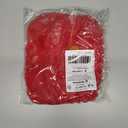 FHQHTH Fluffy Faux Fur Crossbody Bag for Women  Cute Small Purse with Chain Strap, Plush Evening Handbag & Makeup Bag (Red)