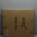 Nice C Balance Ball, Half Ball, Balance Ball, Exercise Workout Trainer, with Resistant Band, Strength Fitness Yoga with Bonus Foot Pump (Grey)