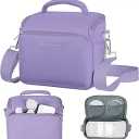 K&F CONCEPT Camera Sling Bag Small Crossbody Camera Case DSLR/SLR/Cute Compact Shoulder Photography Bags for Photographers-Purple