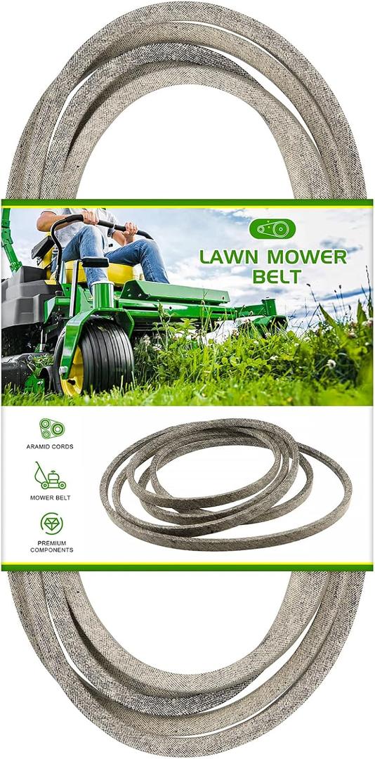 5/8 x 148 1/2 Inch Deck Belt Mower Fit for Husqvarna 522811301, Scag 483326, Husqvarna FD 52M, MZ 52, MZT 52, MZT 52 BF Series Zero-Turns, Scag Freedom Z with 52" Deck, Made with Aramid Cord