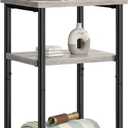 DUMOS End Table, Small Side Table, Bedside Nightstand for Small Spaces, 1 Pack
