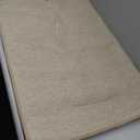 LEKEEPGO Door Mat 24"x36", Non Slip Door Mat Indoor Entrance, Rubber Backing Front Indoor Door mats Washable Absorbent Low-Profile Entryway Entry Resist Dirt Inside Door Mats, Khaki