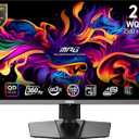 msi MPG 271QRX QD-OLED, 27 OLED Gaming Monitor, 2560 x 1440 (QHD), 0.03ms Response time, 360Hz, True Black HDR 400, HDMI, DP Port, USB Type C, Tilt, Height, Black