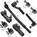 SCITOO 9pcs Suspension Kit Tie Rod End Ball Joint For Ford E-250 E-250 Econoline E-250 Super Duty E-350 Club Wagon E-350 Econoline E-350 Econoline Club Wagon E-350 Super Duty
