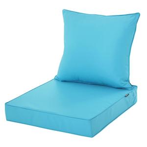 Comcaver Patio Cushions For Outdoor Furniture Fade And Weather Resistant Deep Seat And Backrest Cushion Set For Chair Sofa Couch