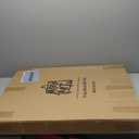 Hand-Painted Flower Oil Painting for Living Room,Framed 3D Gold and White Abstract (24x36 inches Middle Piece and 16x24 inches Side Pieces)