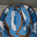 AWOOF Pet Snuffle Mat for Dogs, Interactive Feed Game for Boredom, Encourages Natural Foraging Skills for Cats Dogs Bowl Travel Use, Dog Treat Dispenser Indoor Outdoor Stress Relief (Blue)