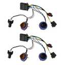 2PCS 15950809 Headlight Headlamp Wiring Harness Compatible with Chevy for Chevrolet Tahoe Suburban 1500 2500 Avalanche 2007-2014 GM SUV Replaces 15782377