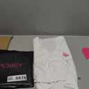 PUMIEY Women's Scoop Neck Long Sleeve Bodysuit Body-hugging Sexy Tops Smoke Cloud Collection (Large, 09 Splashed White)