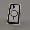 Miracase for iPhone 17 Case 6.3'', Full-Body Bumper Military Drop Protection Outdoor Phone case with Built-in Glass Screen &Camera Control,Easy Installation,No Gap,Compatible with MagSafe,Black