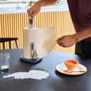 Joseph Joseph Hold Easy-Tear Paper Towel Kitchen Roll Holder, Weighted, Non-Slip Base, Fits up to 5.5" Diameter Rolls