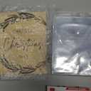 Christmas Greeting Card Holder, Wooden Keepsake Album, Holiday Card Organizer, Festive Photo Keeper & Memory Collection for Christmas, Birthday Cards (Elegant Wreath)