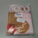 Frienda Pink Christmas Shower Curtain Set 71x72 Inch Cute Gingerbread Man Candy Cane Xmas Tree Snowflake Bathroom Shower Curtain with Hooks Winter Waterproof Merry Christmas Fabric Bath Decorations