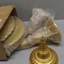 10 Pcs Gold Cake Stand Set, Metal Cupcake Holder Dessert Table Stands and Trays, Pastry Candy Fruits Serving Plate Display for Christmas, Wedding, Birthday, Anniversary