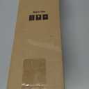 Wood Double Curtain Rod, Boho Decorative Dual Curtain Rod 36 to 72 Inch, 1 Inch Adjustable Heavy Duty Rustic Farmhouse Spliced Drapery Rods, Modern Faux Wood Grain Design