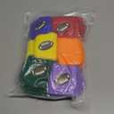 24 Pieces Kids Sports Wristbands 6 Colors Football Sports Party Favor Colorful Wrist Sweatbands Cloth Wristbands for Birthday Party Sports Party