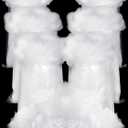 Riakrum Fake Snow Decor Fiber Artificial Snow Cotton Snow Fluffy Indoor Decoration for Winter Mantle Christmas Decoration(360 g)