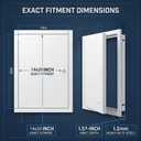 txxlgchh 14x20 Lockable Galvanized Access Panel 1.2mm Steel Drywall Door