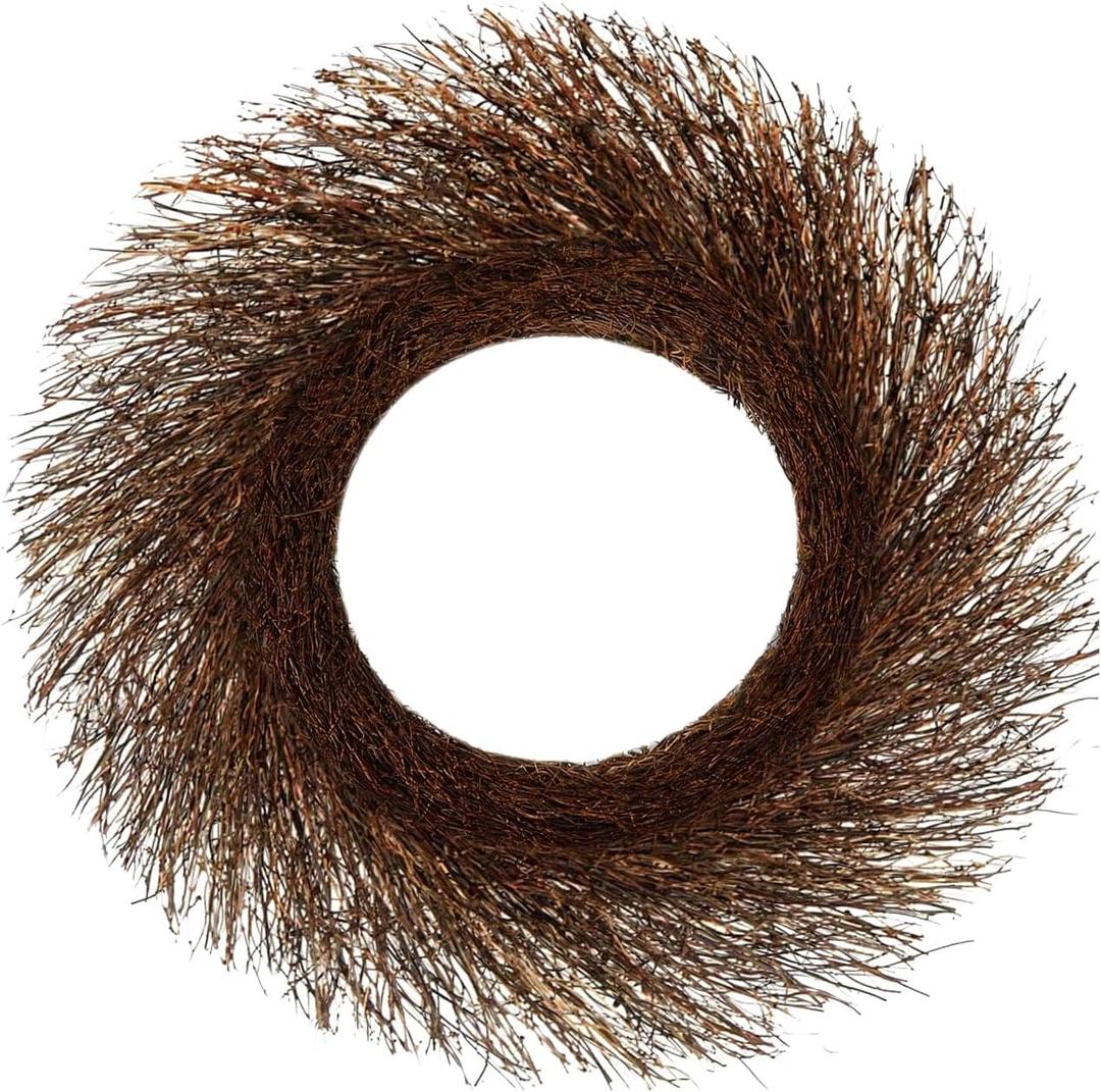 Rattan twig Branch Grapevine Wreaths - 18 Inch Sunburst Wreath Form for DIY Crafts - Rustic Plain Twig Wreath Making Supplies Base for Decor