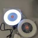 Portable Camping Fan with LED Lantern XTAUTO USB Rechargeable Waterproof Tent Fan with Hanging Hook Magnet Survival Kits for Indoor Outdoor Hiking Car Office Desk Outdoor Emergency Power Outage 2-pack