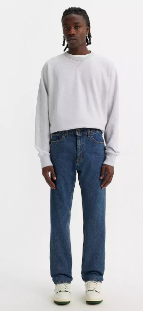 505™ REGULAR FIT MEN'S JEANS, Size 33 x 30 Regular Straight Leg At Waist Eco Ease