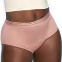 Poise Washable Adult Incontinence Underwear for Women, Reusable, Light Absorbency, 1X, High Waist, Pink, 1 Count