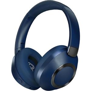 Active Noise Cancelling Headphones, 100H Playtime Headphones Wireless Bluetooth, Bluetooth Headphone with Microphone, Over- Ear Wireless Headphone with Deep Bass for Travel (Blue)