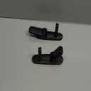 Door Lever Lock Child Proof - 2 Pack Black Door Locks for Kids Safety - Childproof Door Handles Lock with Adhesive